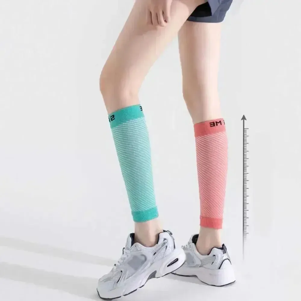 1Pair Sport Medicated Calf Compression Sleeves Men/Women Graduated Compression Compression Socks 20-30 MmHg Running Varicose Veins