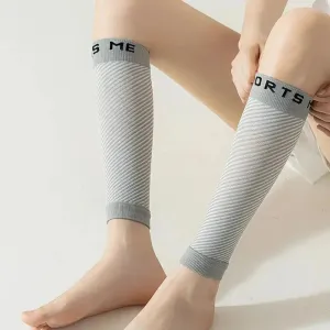 1Pair Sport Medicated Calf Compression Sleeves Men/Women Graduated Compression Compression Socks 20-30 MmHg Running Varicose Veins