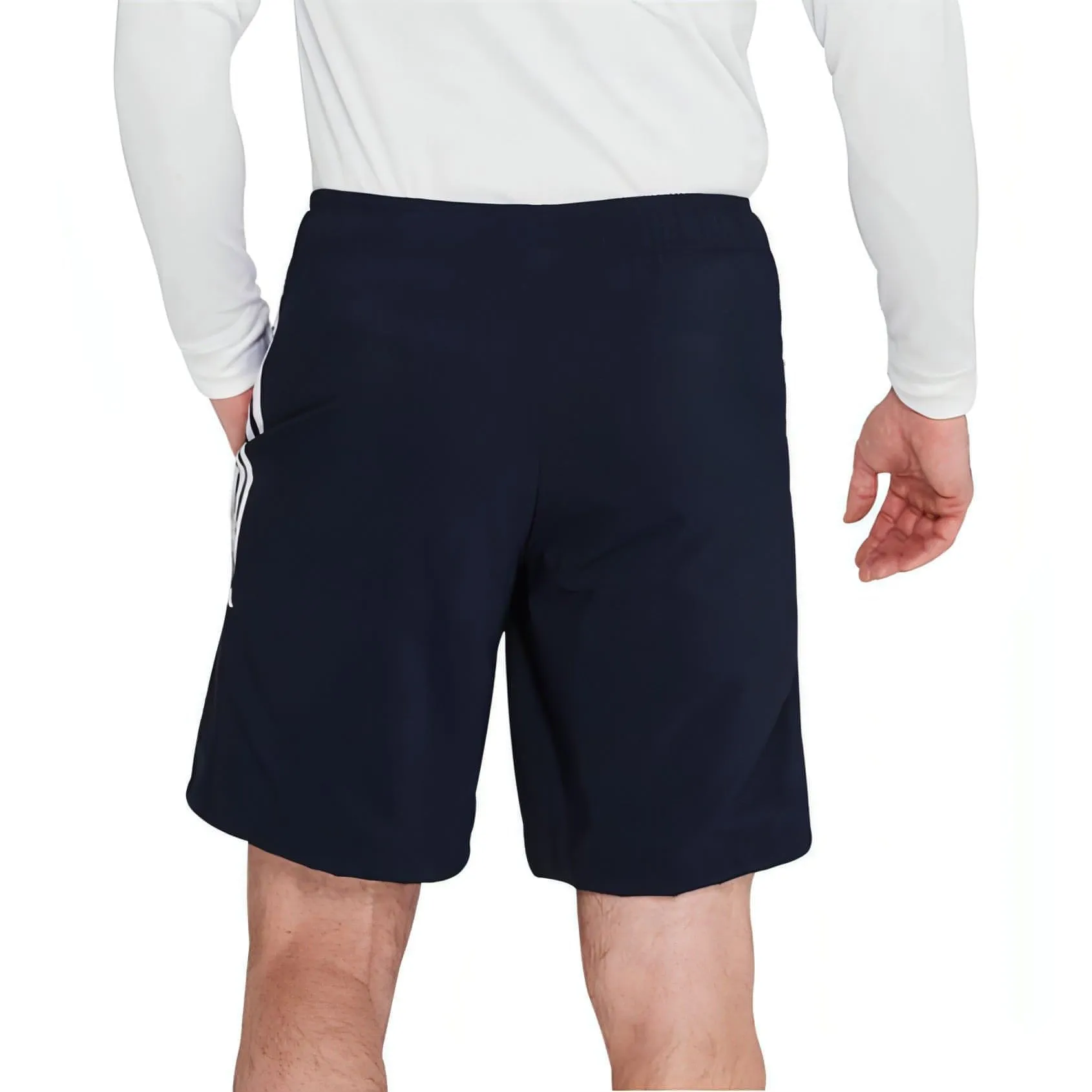 adidas 3 Stripes Mens Training Shorts - Navy