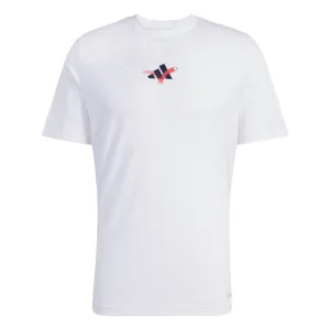 Adidas 3B G Men Tennis Shirt - White