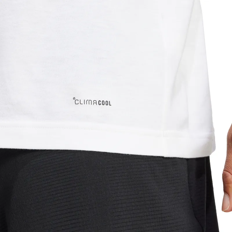 Adidas 3B G Men Tennis Shirt - White