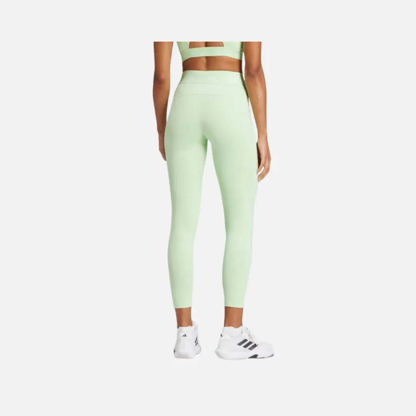 Adidas Techfit Printed 7/8 Women's Training Leggings -Semi Green Spark