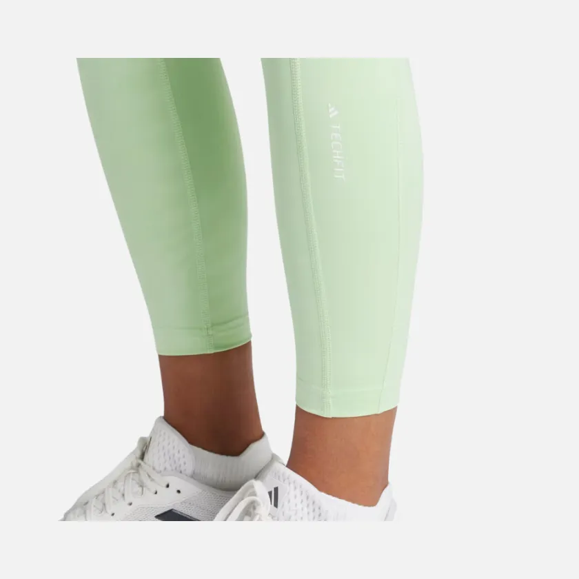 Adidas Techfit Printed 7/8 Women's Training Leggings -Semi Green Spark