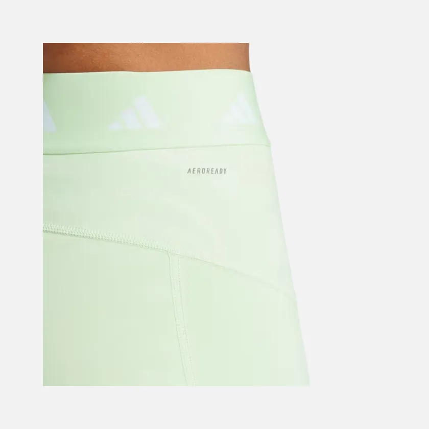 Adidas Techfit Printed 7/8 Women's Training Leggings -Semi Green Spark