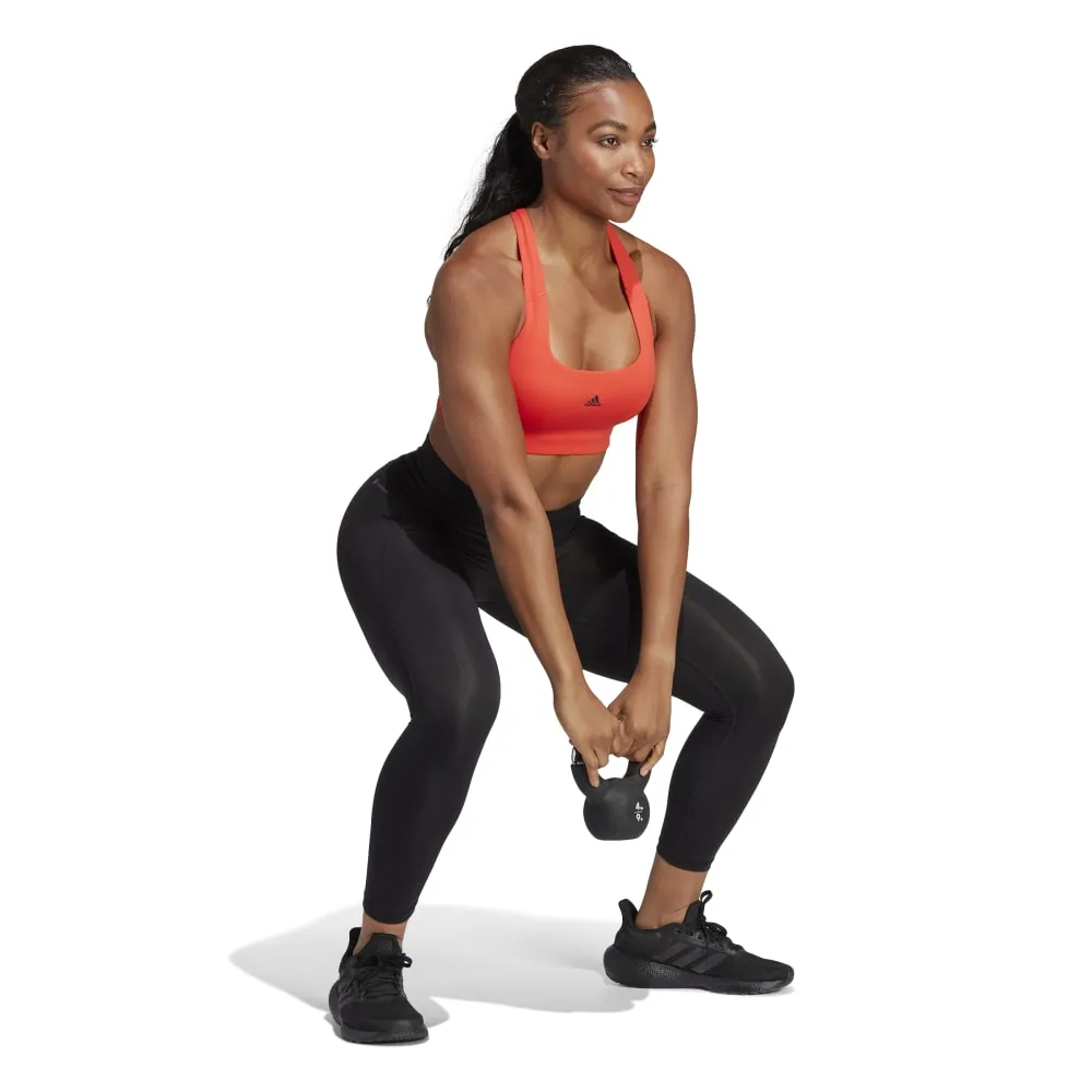 Adidas Womens Optime Stash High-Waist 7/8 Tights