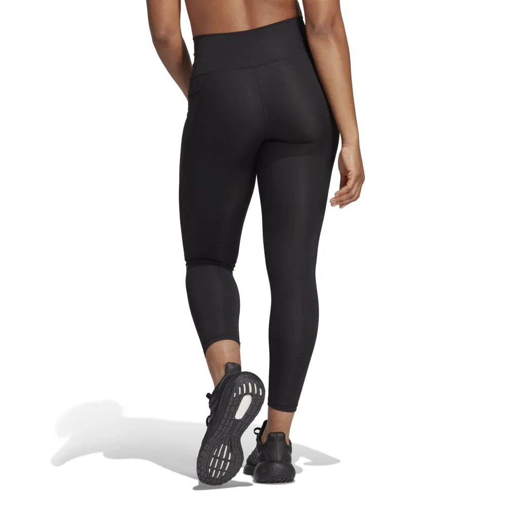 Adidas Womens Optime Stash High-Waist 7/8 Tights