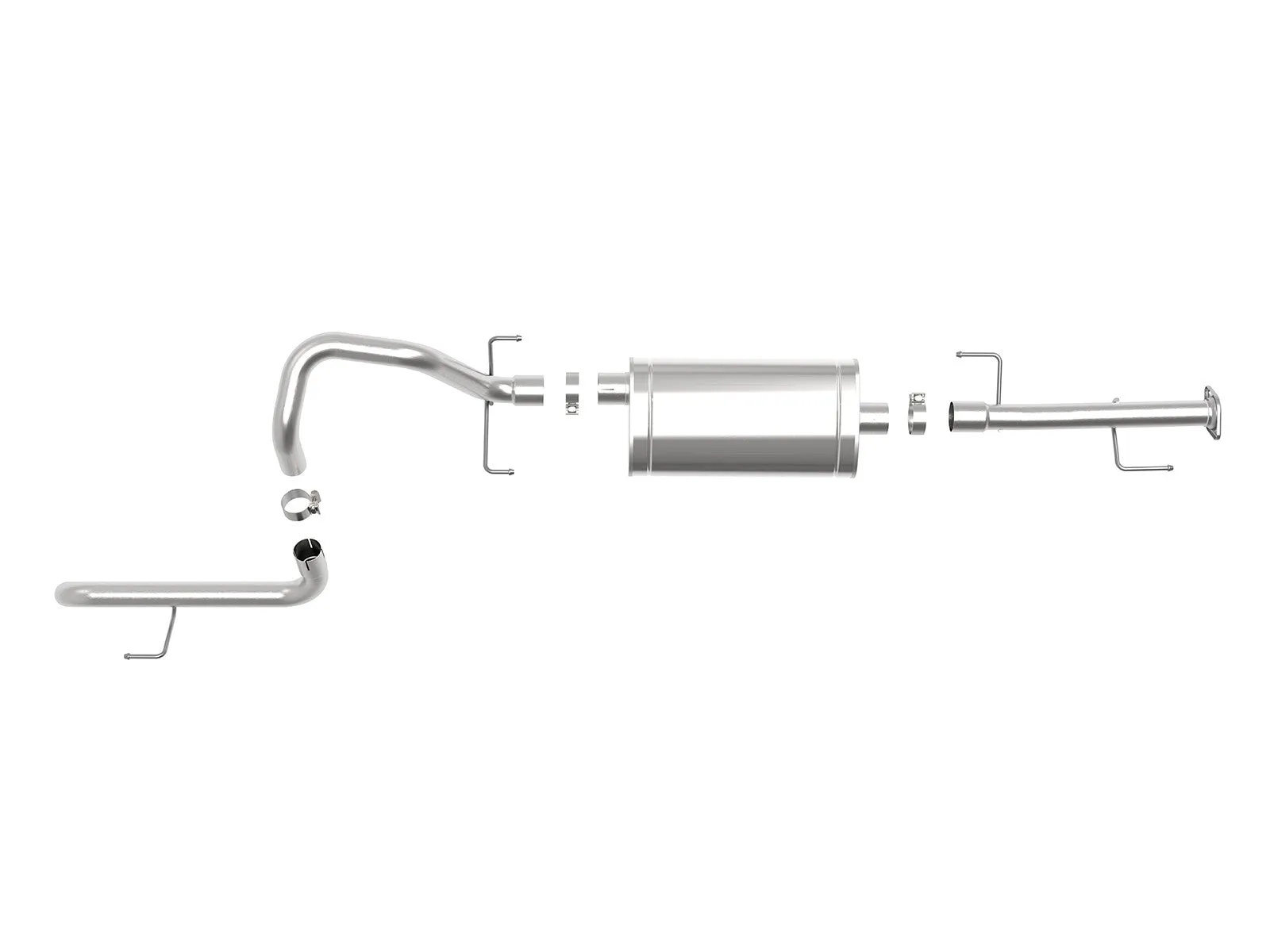 aFe - MACH Force-Xp Hi-Tuck 2-1/2 IN 409 Stainless Steel Cat-Back Exhaust System - 5th Gen 4Runner