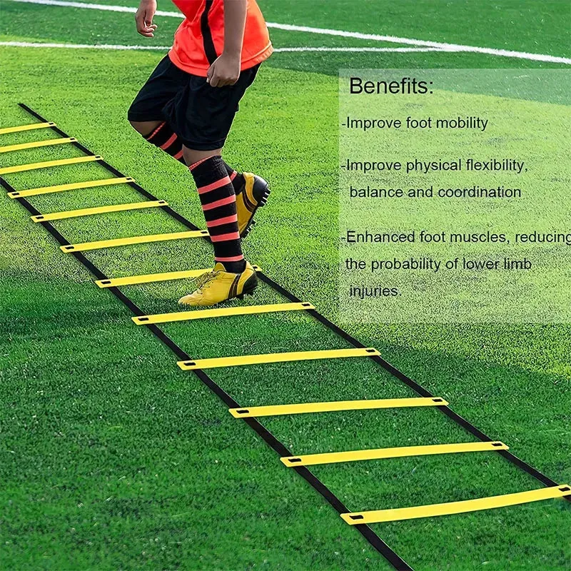 Agility Ladders Nylon Straps for Speed Training - Adjustable
