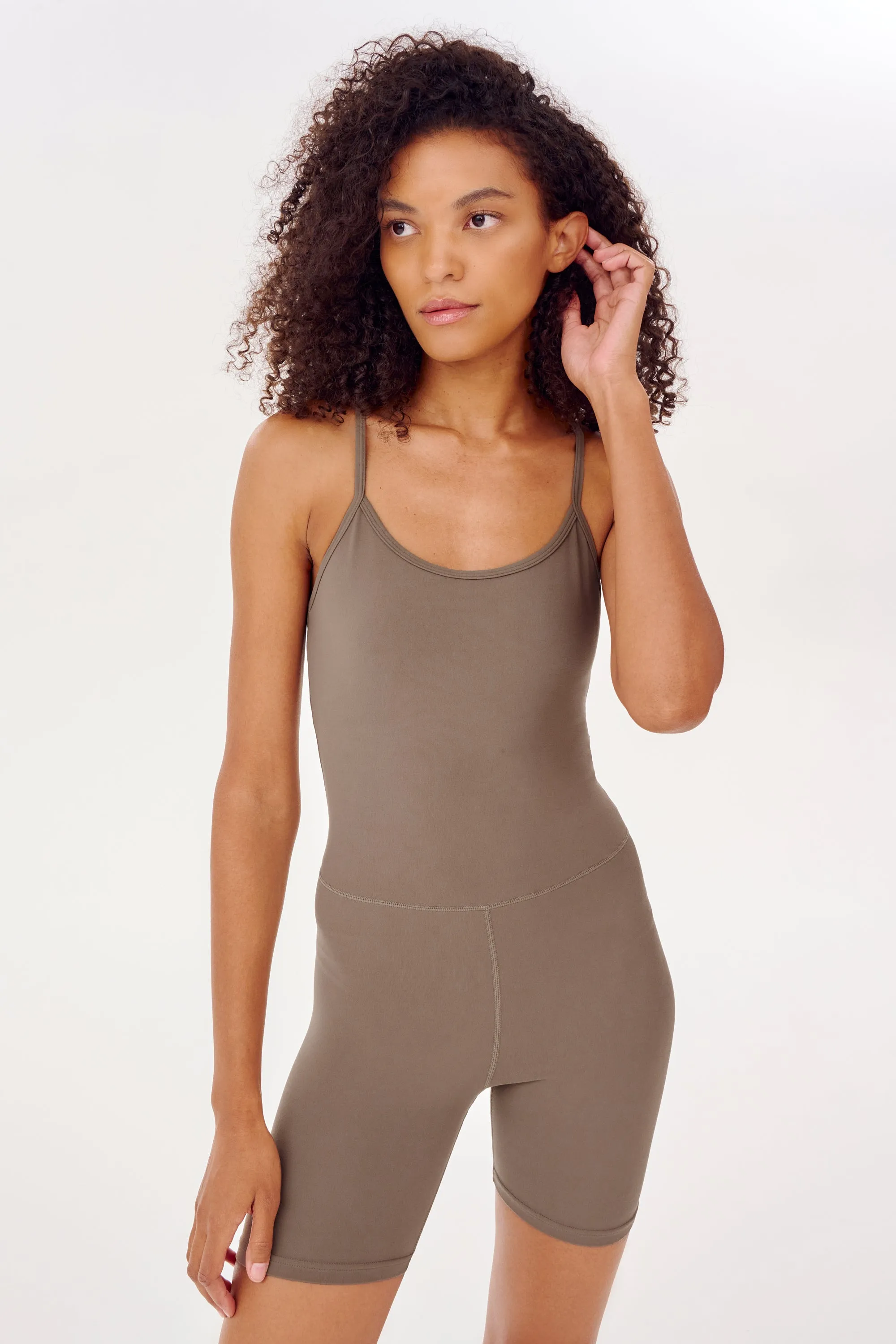 Airweight 6” Short Jumpsuit - Lentil