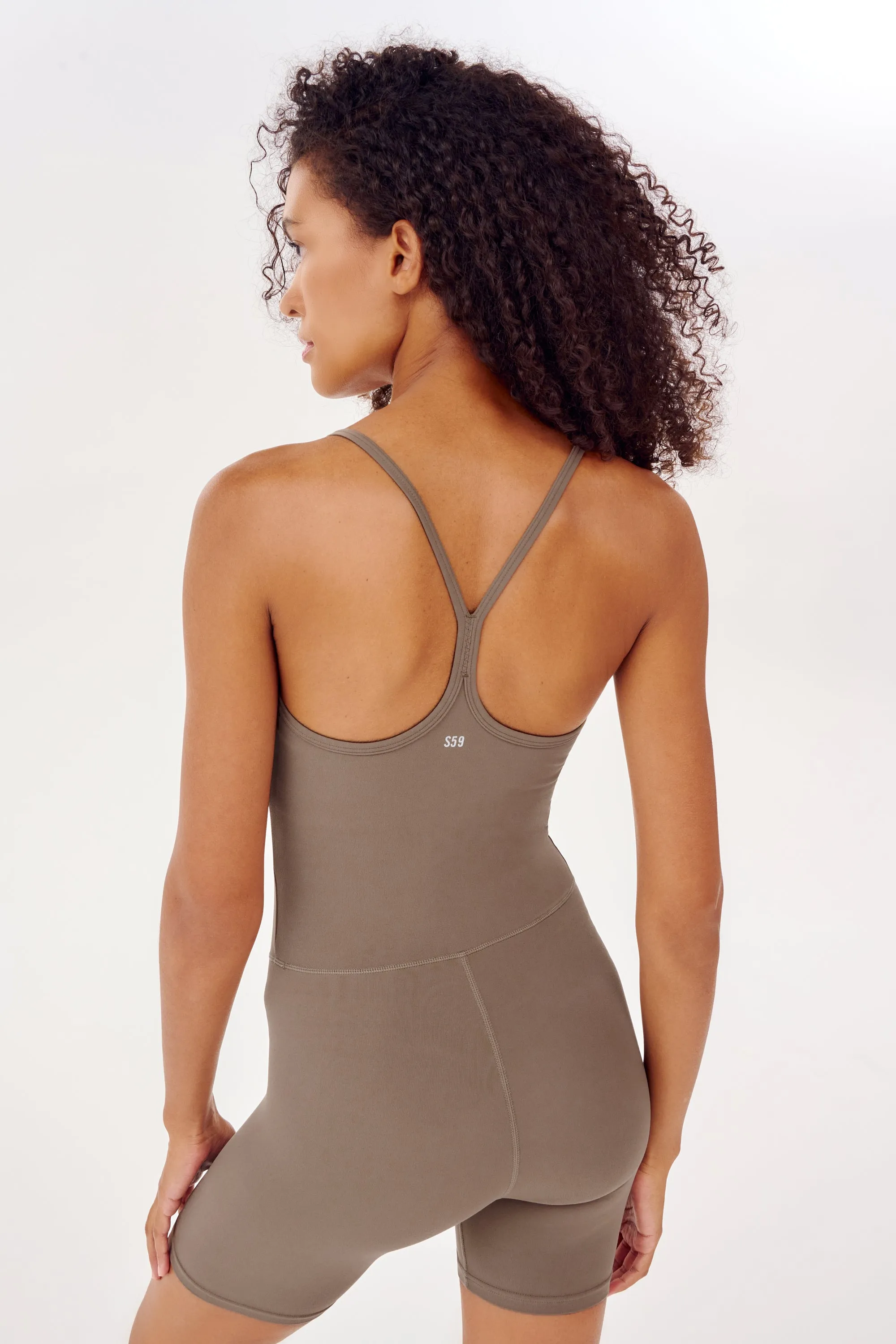 Airweight 6” Short Jumpsuit - Lentil