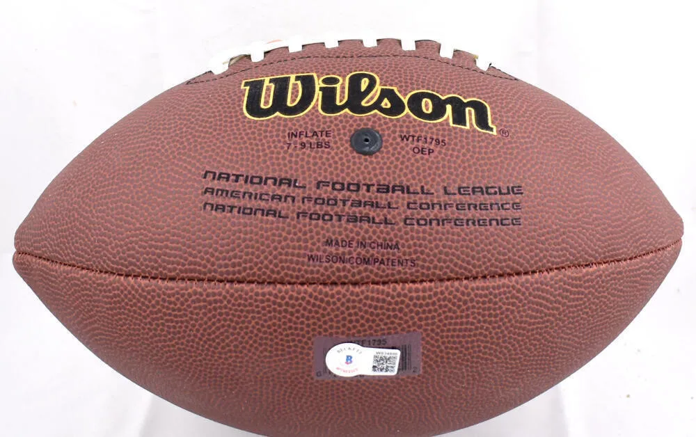 A.J. Brown Autographed Wilson Super Grip Football - Beckett W Hologram *Silver