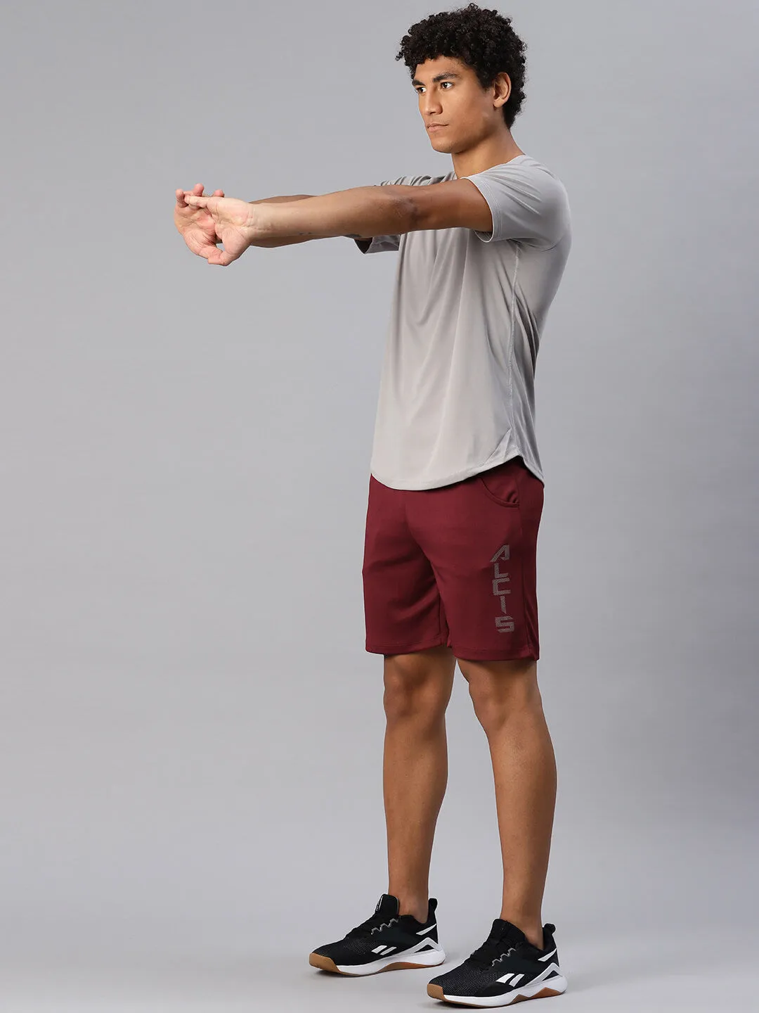 Alcis Men Slim Fit Training Sports Shorts