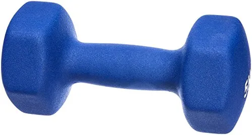 AmazonBasics Neoprene Dumbbell Pair, 2 x 5Kg