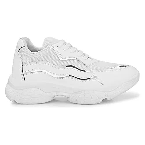 Amico Women's & Girls Sneakers Casual Shoe White