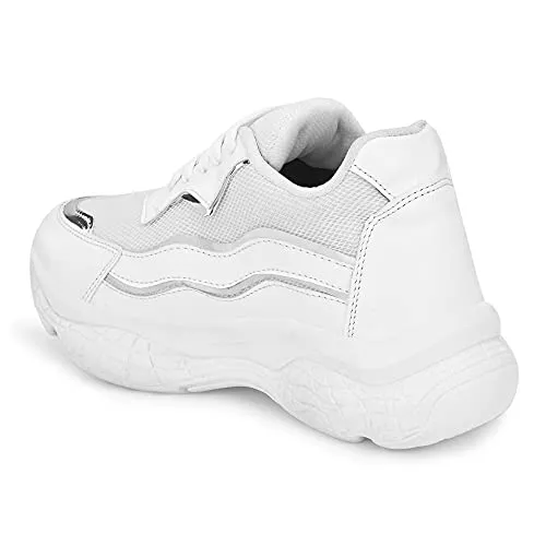 Amico Women's & Girls Sneakers Casual Shoe White