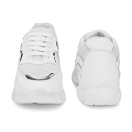 Amico Women's & Girls Sneakers Casual Shoe White