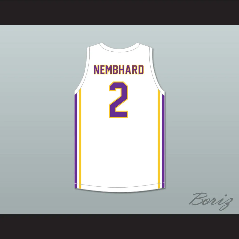Andrew Nembhard 2 Montverde Academy Eagles White Basketball Jersey 2