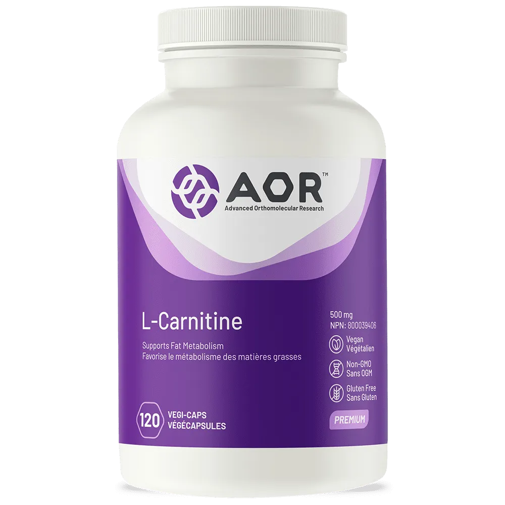 AOR L-Carnitine 500 mg (120 VCaps)
