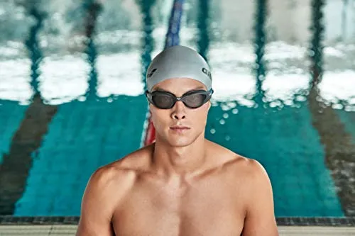 arena Classic Silicone Swim Cap, Red/White