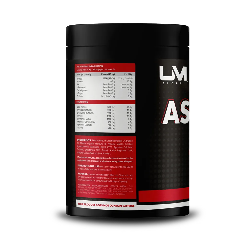 Ascend Non-Stim Pre Workout by UM Sports