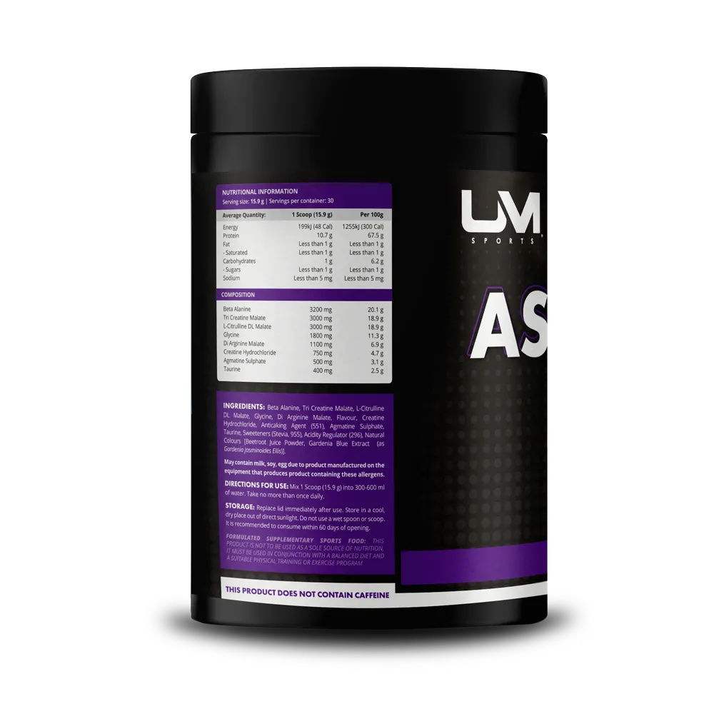 Ascend Non-Stim Pre Workout by UM Sports