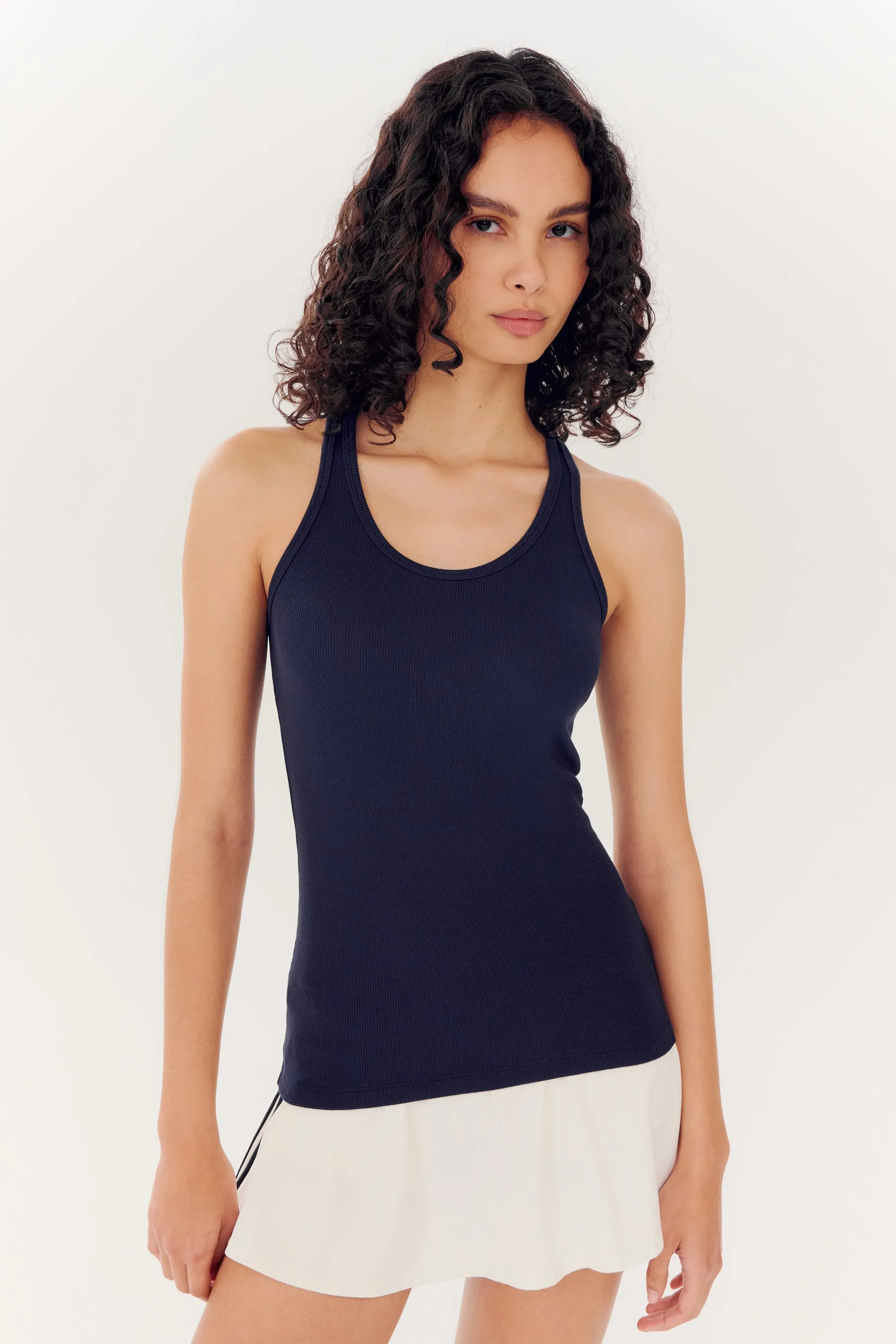 Ashby Rib Tank - Indigo