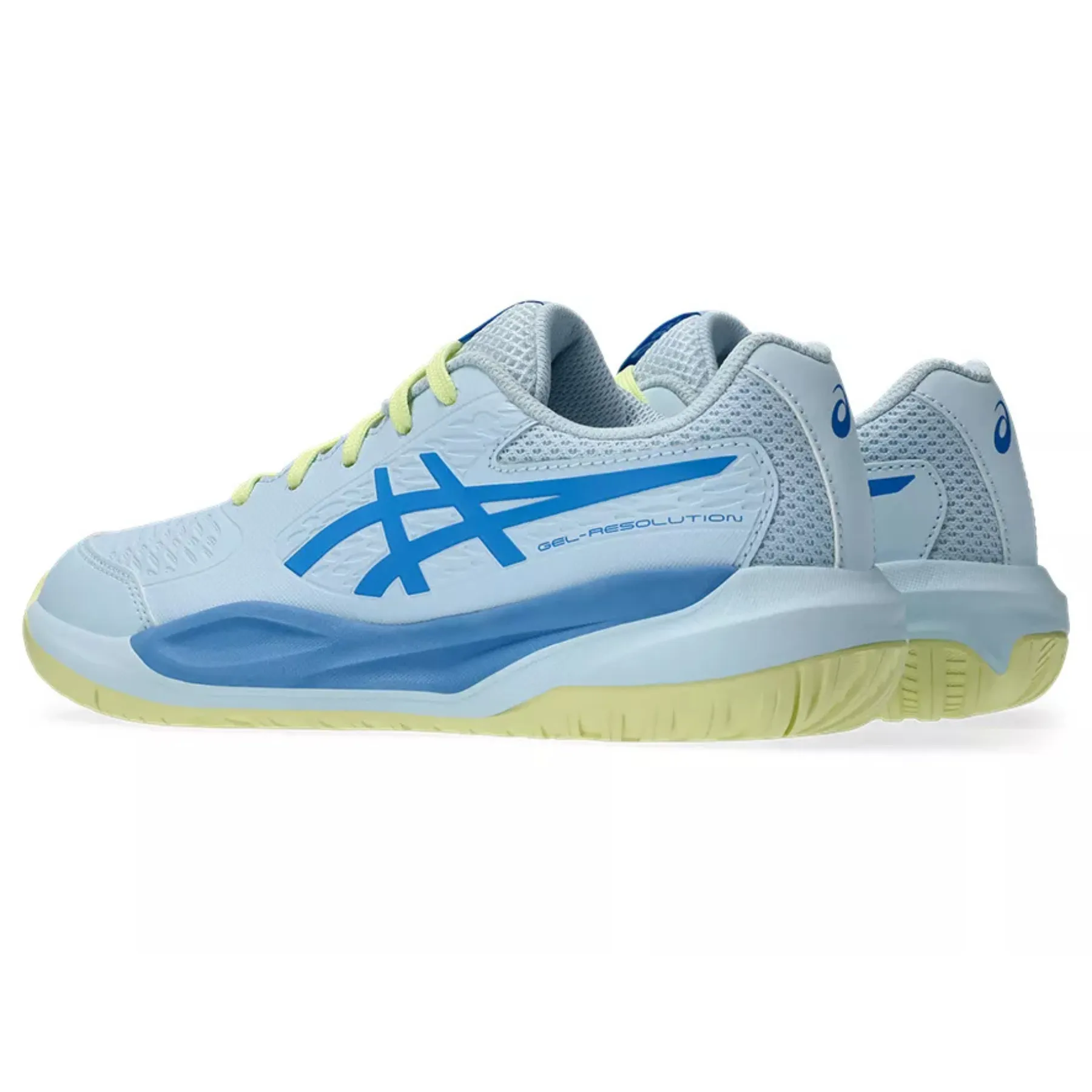 Asics Gel Resolution X GS Tennis Shoes - Light Blue / Blue Coast