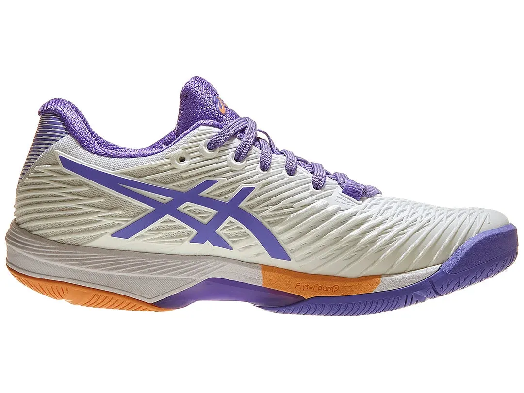 Asics Solution Speed FF 2 White/Amethyst Women's Tennis Shoes - 2023 NEW ARRIVAL