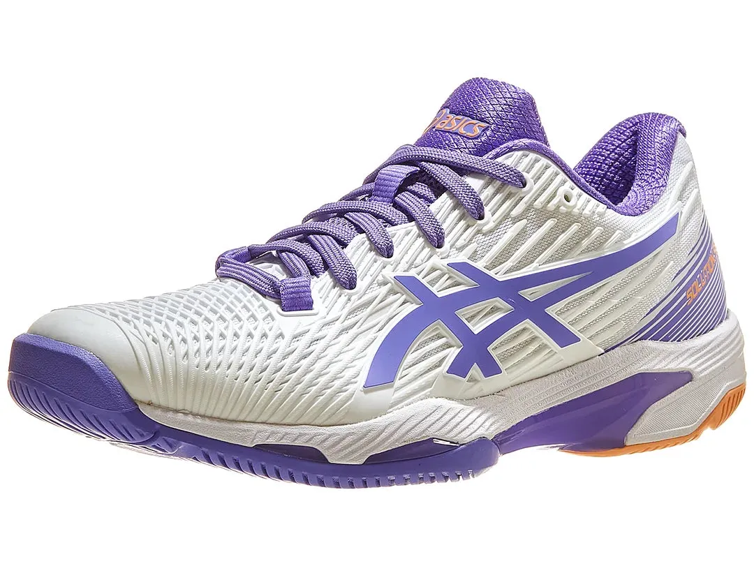 Asics Solution Speed FF 2 White/Amethyst Women's Tennis Shoes - 2023 NEW ARRIVAL