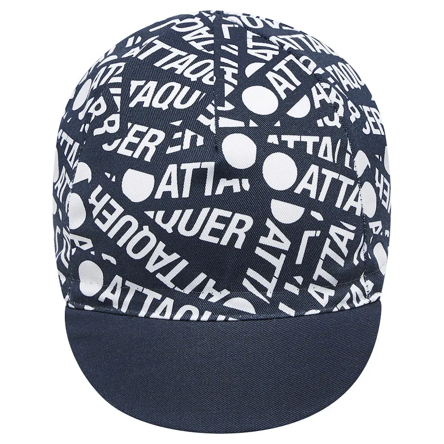 Attaquer - F*ck Yeah Sticker Cycling Cap - Navy