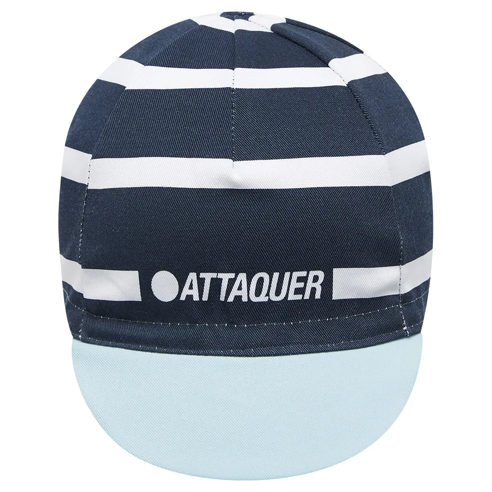 Attaquer - Stripe Logo Cycling Cap - Navy