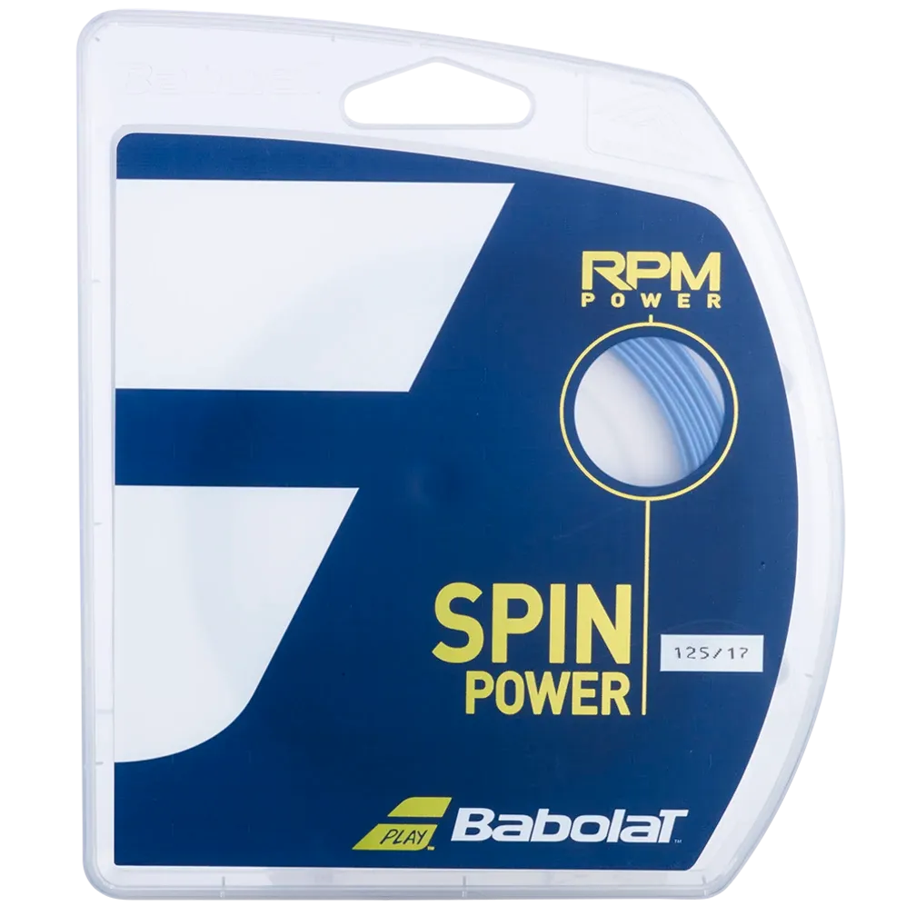 Babolat RPM Power Tennis String Set of Blue 1.25mm 17gs