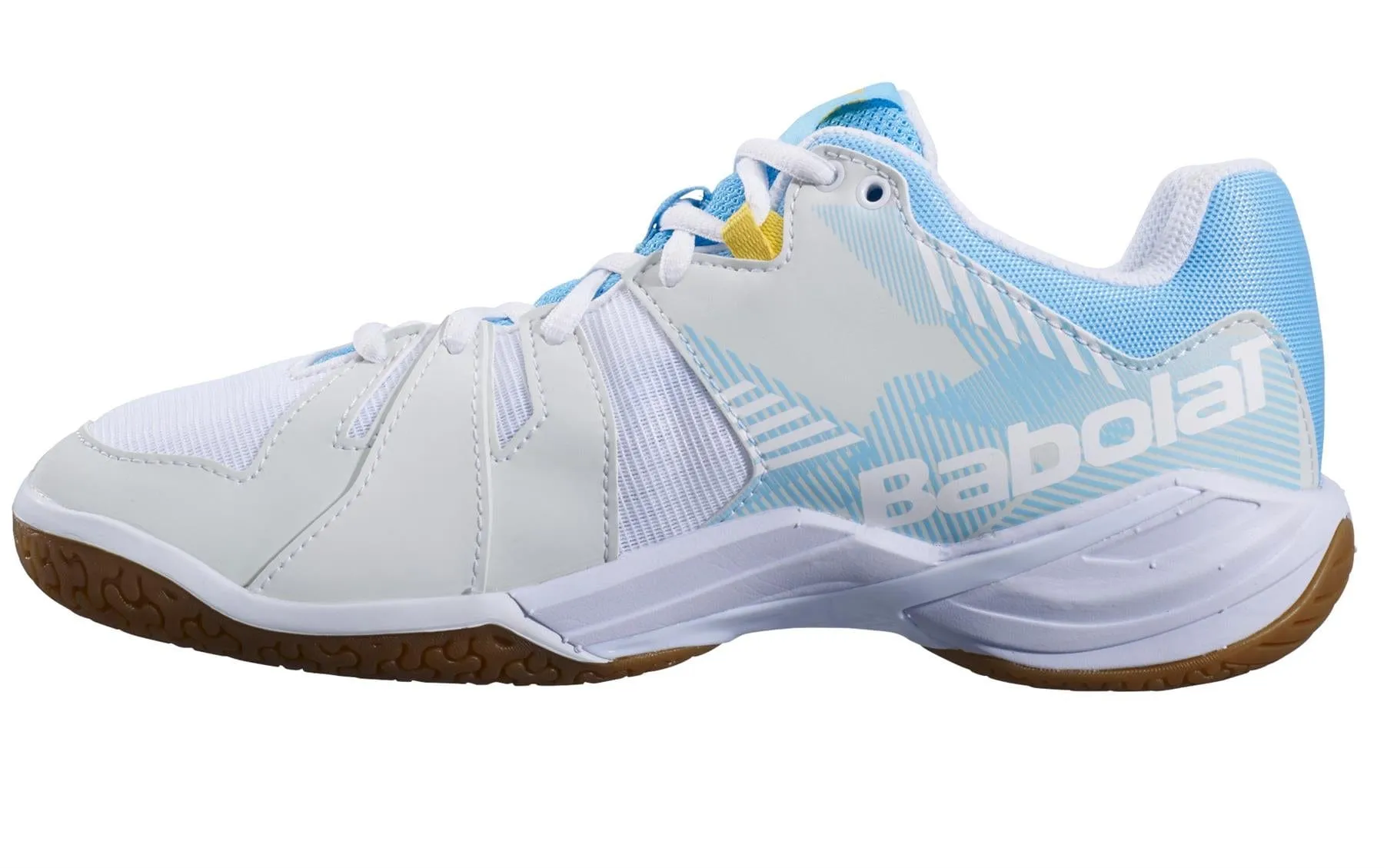 Babolat Shadow Spirit 2023 Womens Badminton Shoes - White / Light Blue