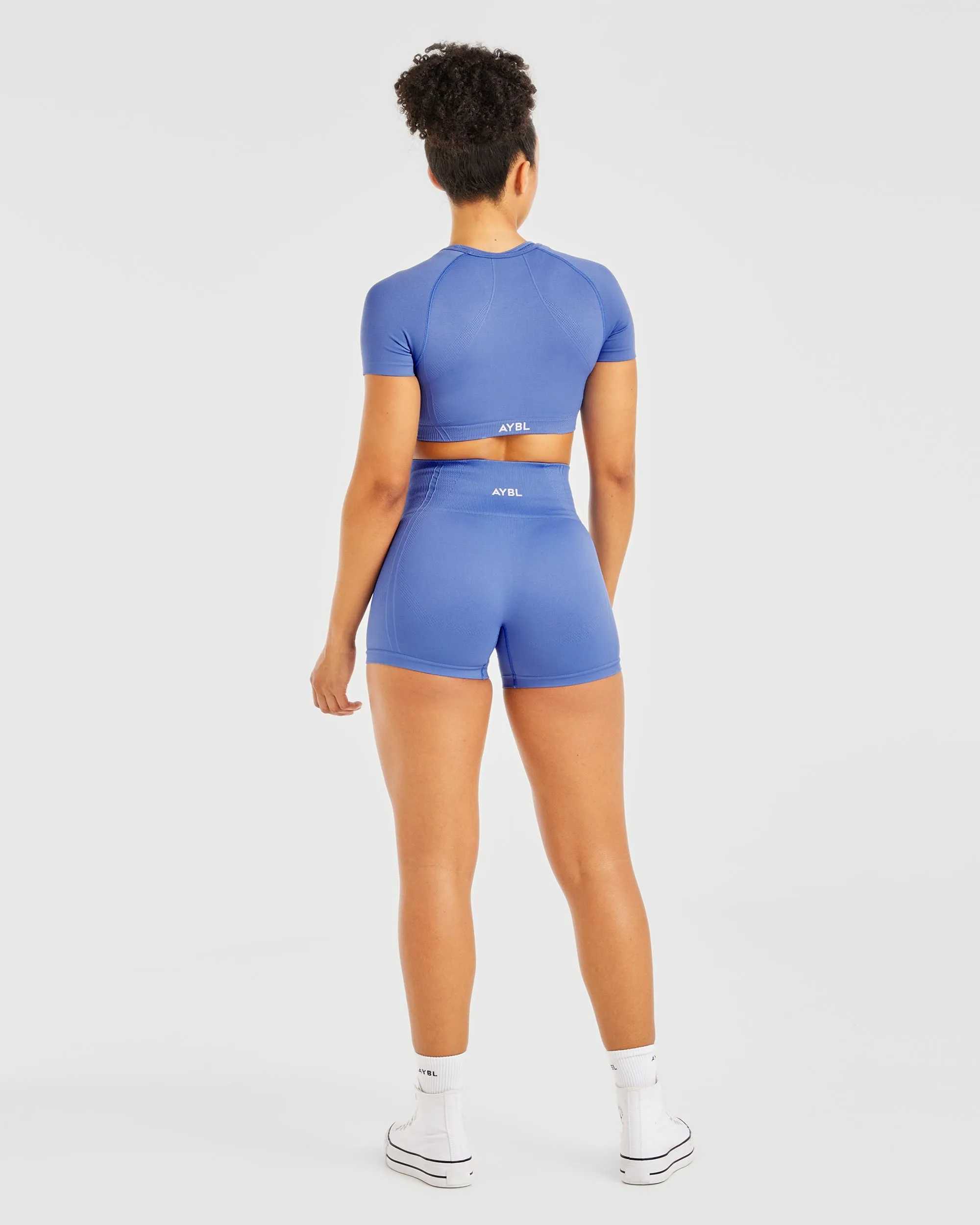 Balance V3 Seamless Crop Top - Bright Cobalt