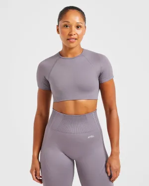 Balance V3 Seamless Crop Top - Mauve