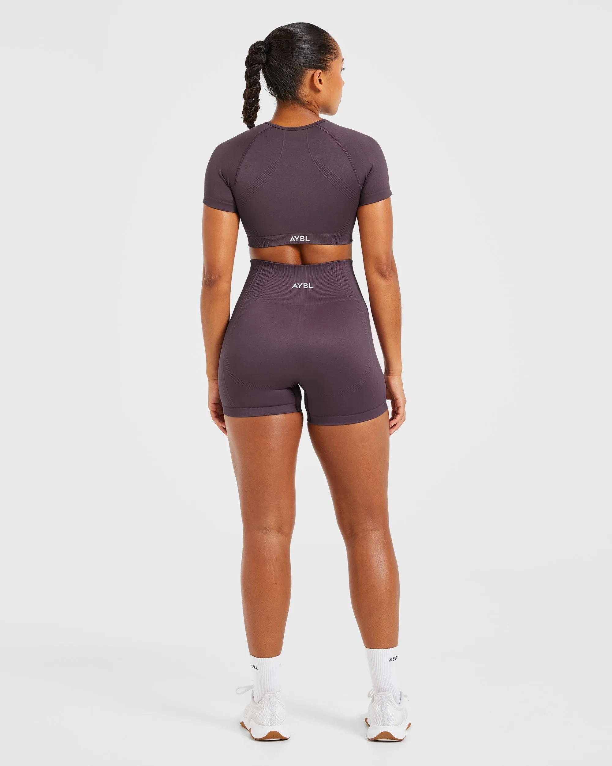 Balance V3 Seamless Crop Top - Purple