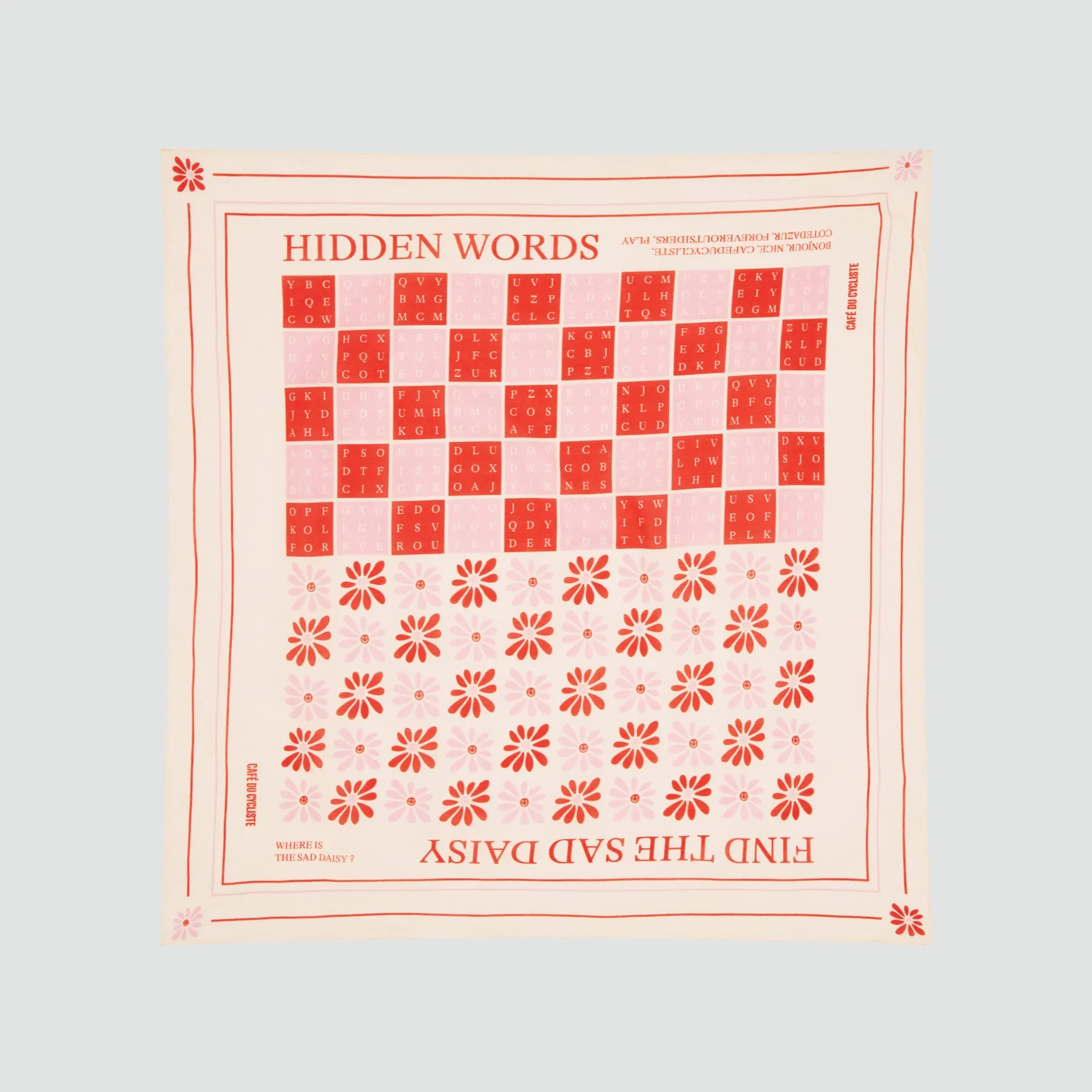 Bandana Cotton Scarf - Play Rosa