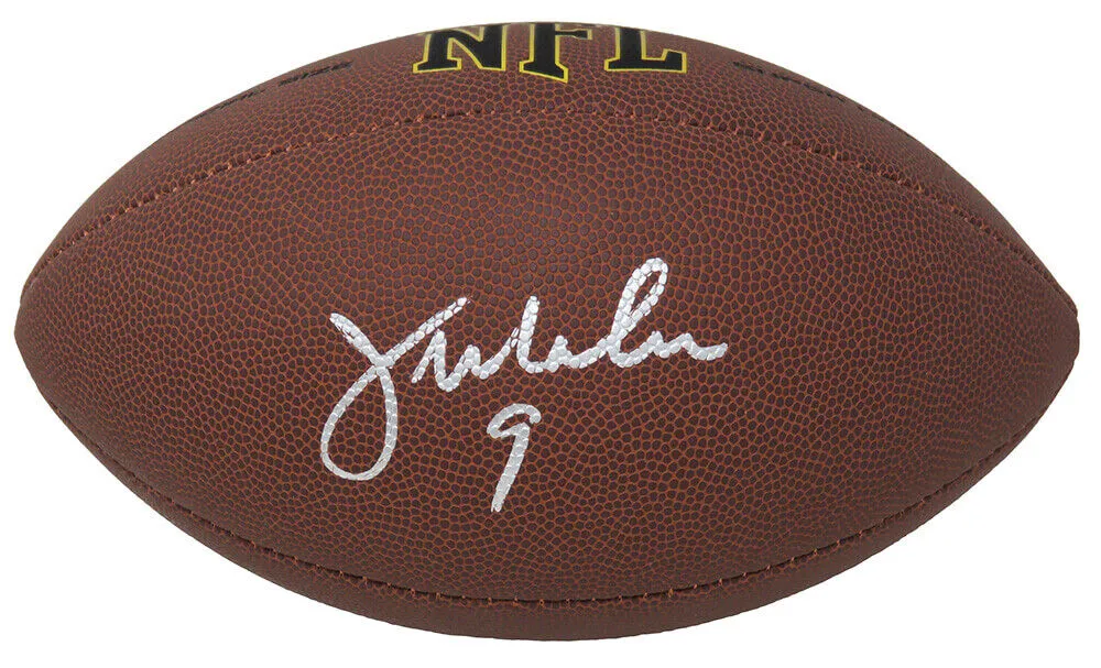 Bears JIM McMAHON Signed Wilson NFL Full-Size Football - SCHWARTZ