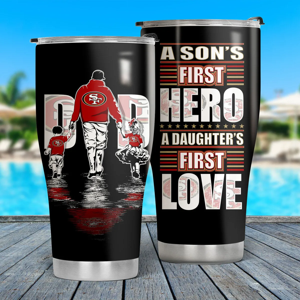 Best Gift For Father's Day - Sanfrancisco Football Tumbler