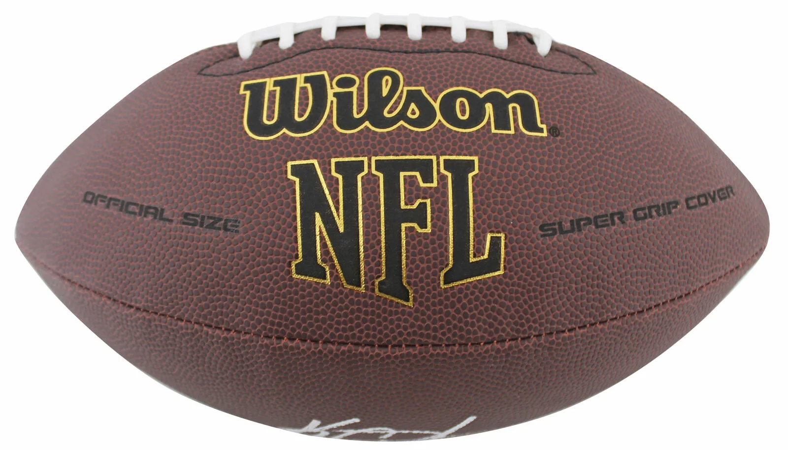 Bills Keon Coleman Signed Wilson Super Grip Nfl Football w/ Case BAS Witnessed