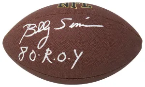 Billy Sims Signed Wilson Super Grip Full Size NFL Football w/ROY - SCHWARTZ COA