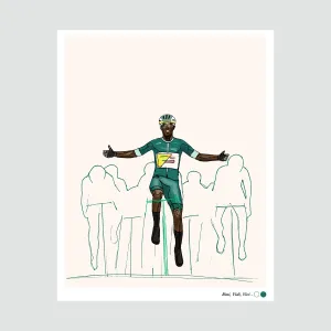 Biniam Girmay Print by Ovso