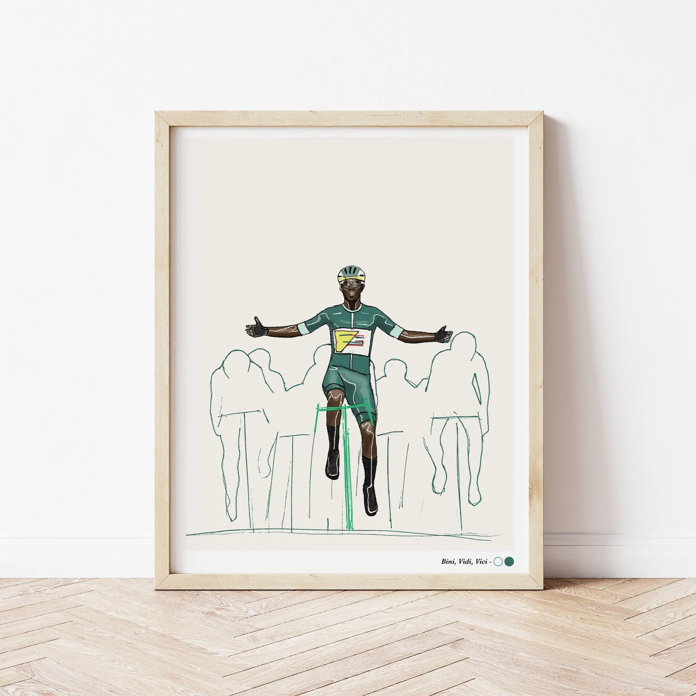 Biniam Girmay Print by Ovso