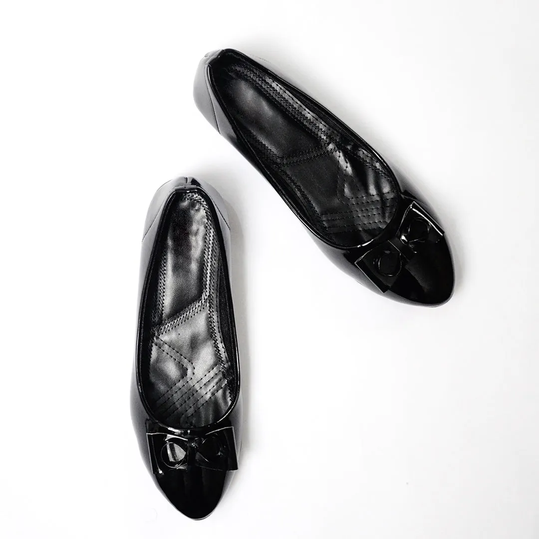 Black Shiny Pump