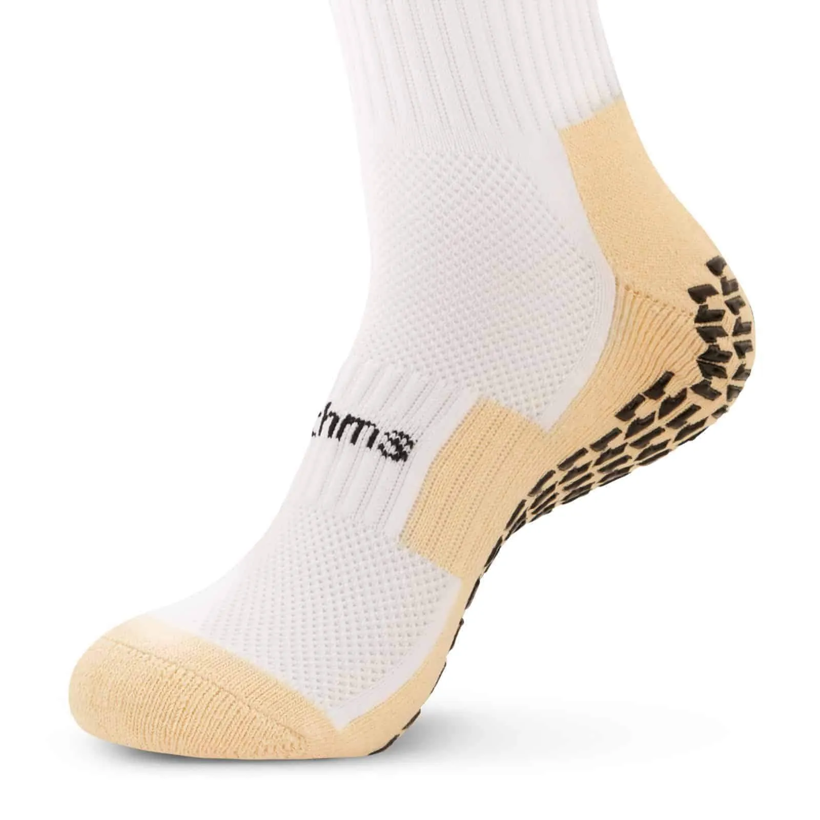 botthms White Grip Socks