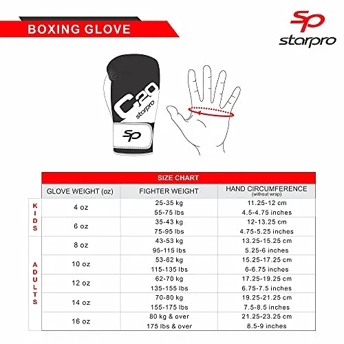 Boxing Gloves, Kickboxing Training Gloves, Use for Muay Thai Style Martial Arts Punching Bag Mitts, Fight Gloves Men & Women
