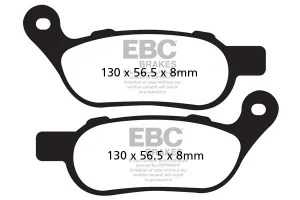 Brakes - FA458HH Fully Sintered - EBC (Rear)