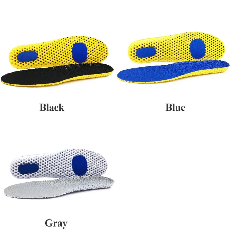 Breathable Memory Foam Insoles - Mesh Sole for Deodorant Cushioning, Ideal for Men and Women