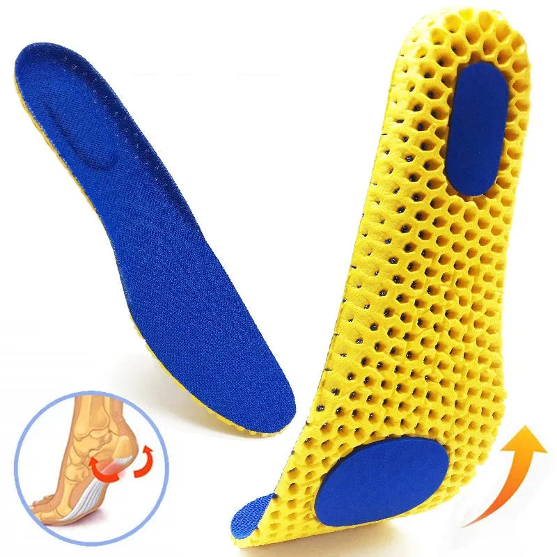 Breathable Memory Foam Insoles - Mesh Sole for Deodorant Cushioning, Ideal for Men and Women