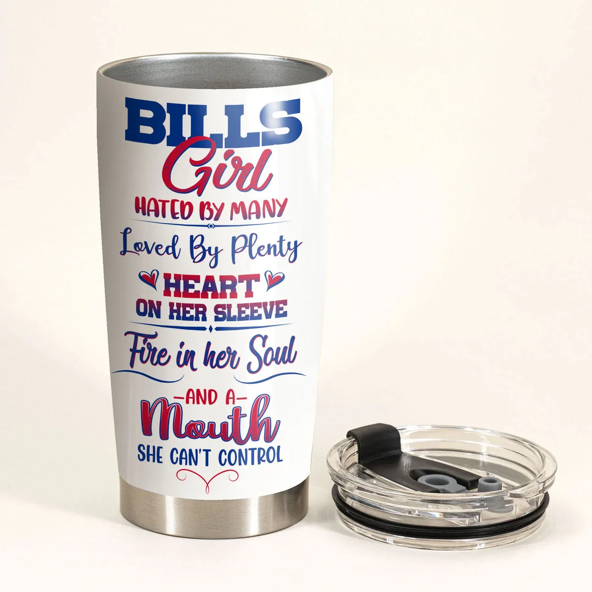 Buffalo Football Girl Tumbler